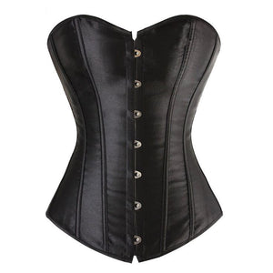 Corselet acetinado