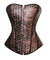 Corselet caveiras bronze metalico