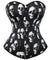 Corselet estampa caveiras