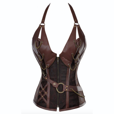 Corselet detalhes correntes