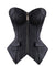 Corselet risca de giz com ziper