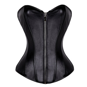 Corselet com ziper