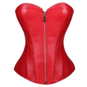 Corselet com ziper