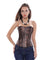 Corselet caveiras bronze metalico