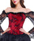 Corselet mangas de renda