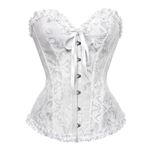 Corselet branco com laço