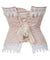 Corselet rose com renda